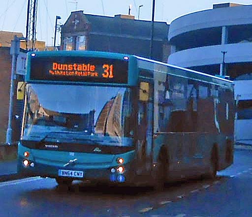 Arriva the Shires Volvo B8RLE MCV Evolution 501